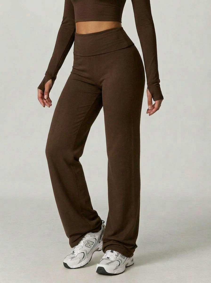 The Calma Postpartum Wide-Leg Trousers