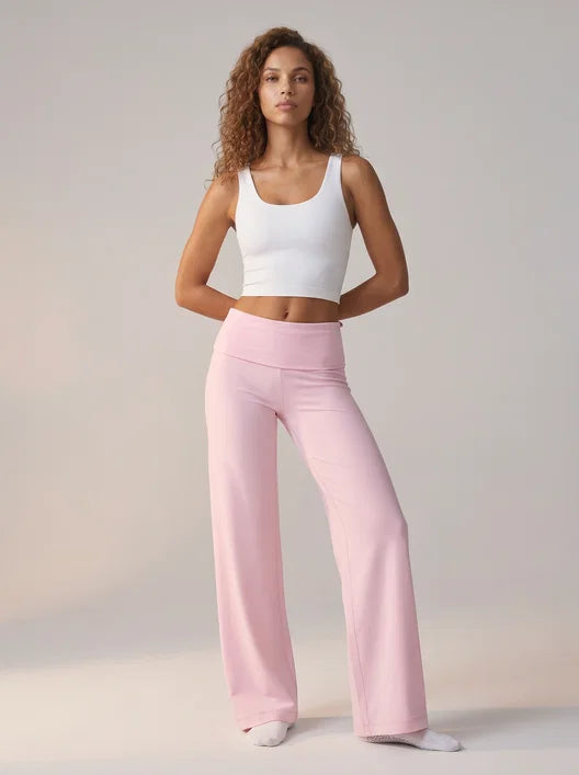 The Calma Postpartum Wide-Leg Trousers