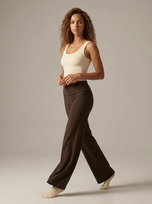 The Calma Postpartum Wide-Leg Trousers