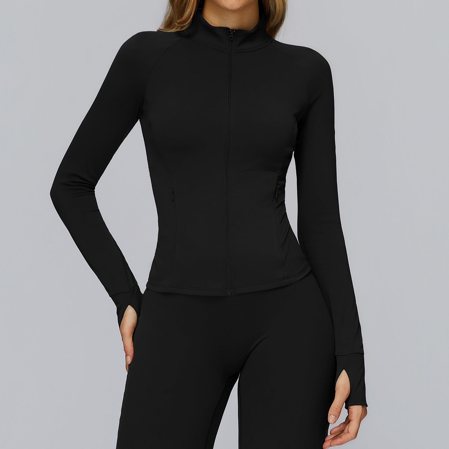 BRUSHED SEAMLESS YOGA JACKET