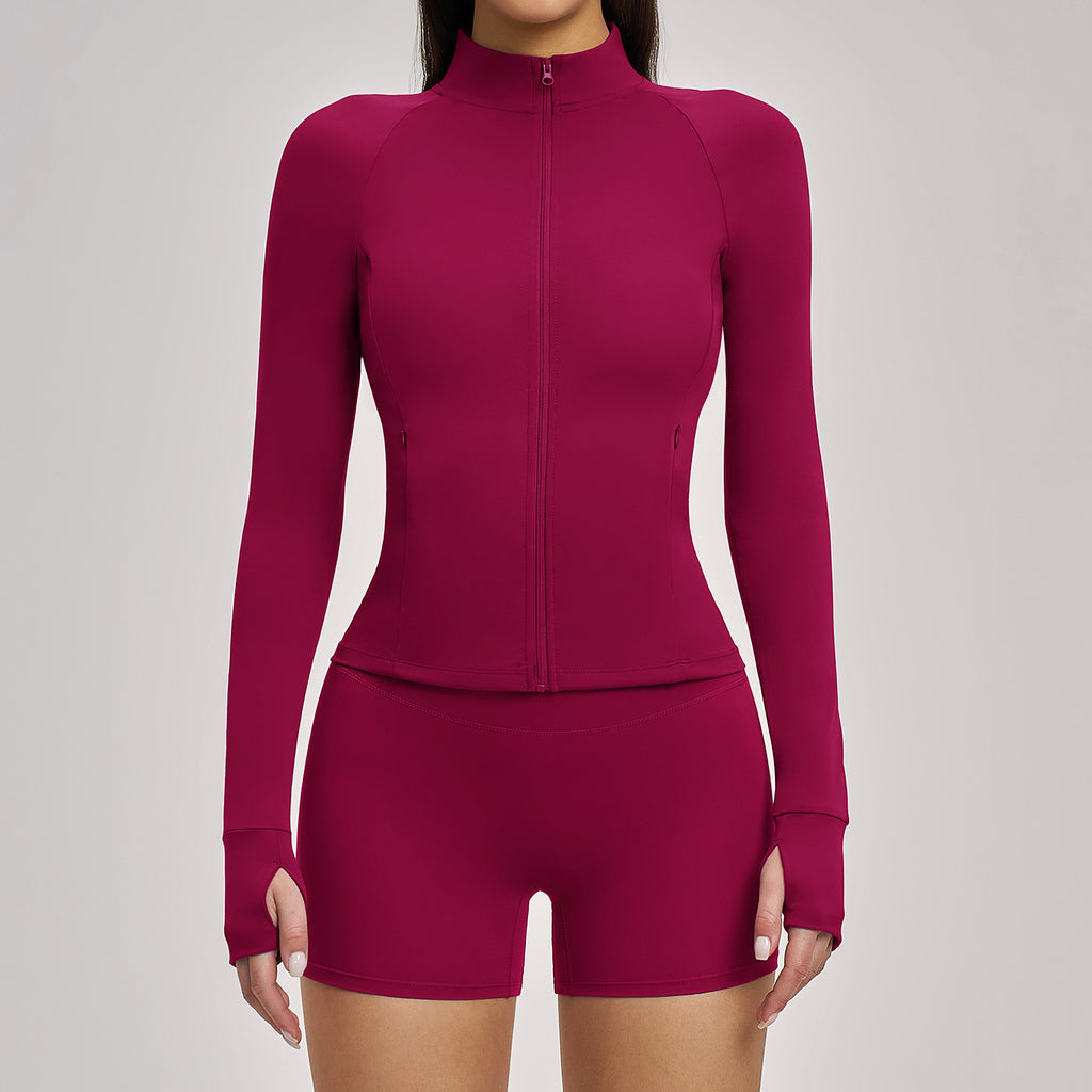 BRUSHED SEAMLESS YOGA JACKET