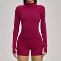 BRUSHED SEAMLESS YOGA JACKET