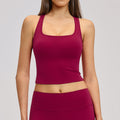 BRUSHED SEAMLESS YOGA TANK TOP