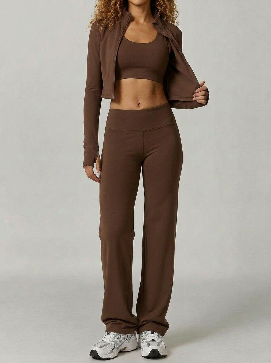 The Calma Postpartum Wide-Leg Trousers
