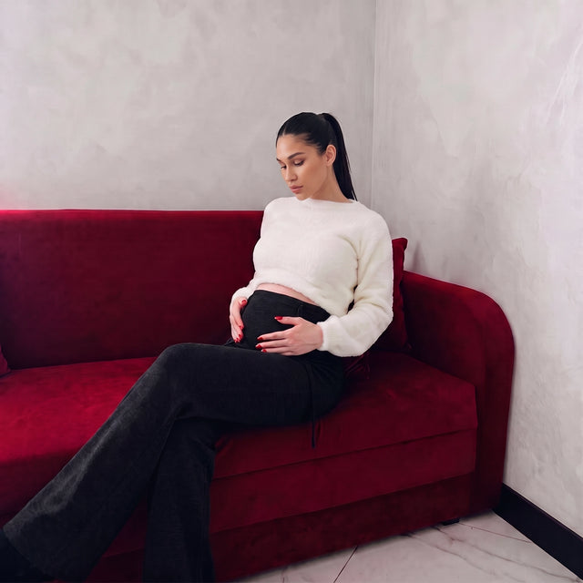 Soft Flare Maternity Trousers