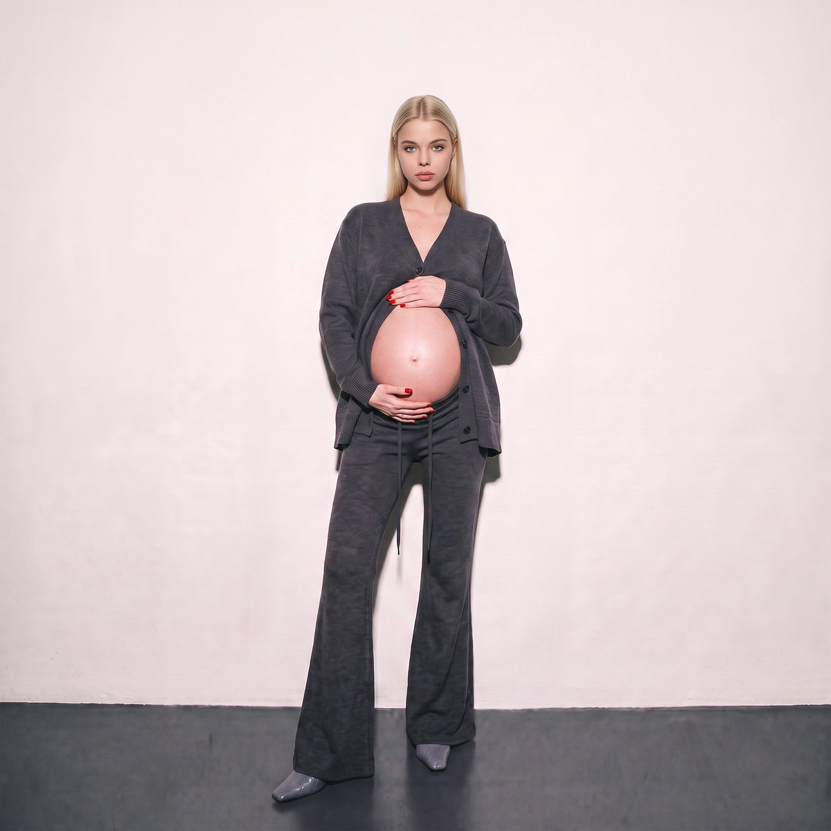 Soft Flare Maternity Trousers