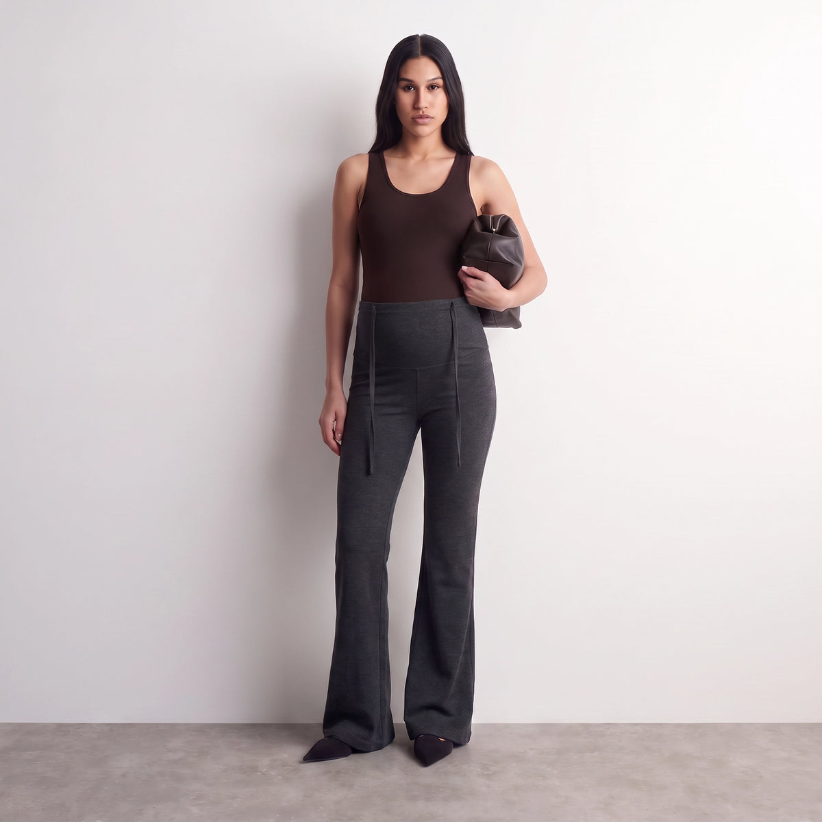 Soft Flare Maternity Trousers