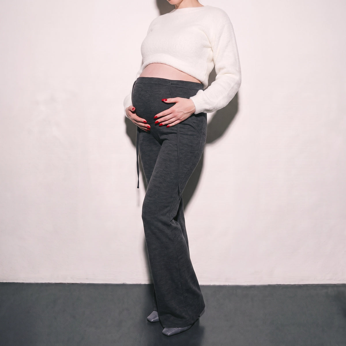 Soft Flare Maternity Trousers