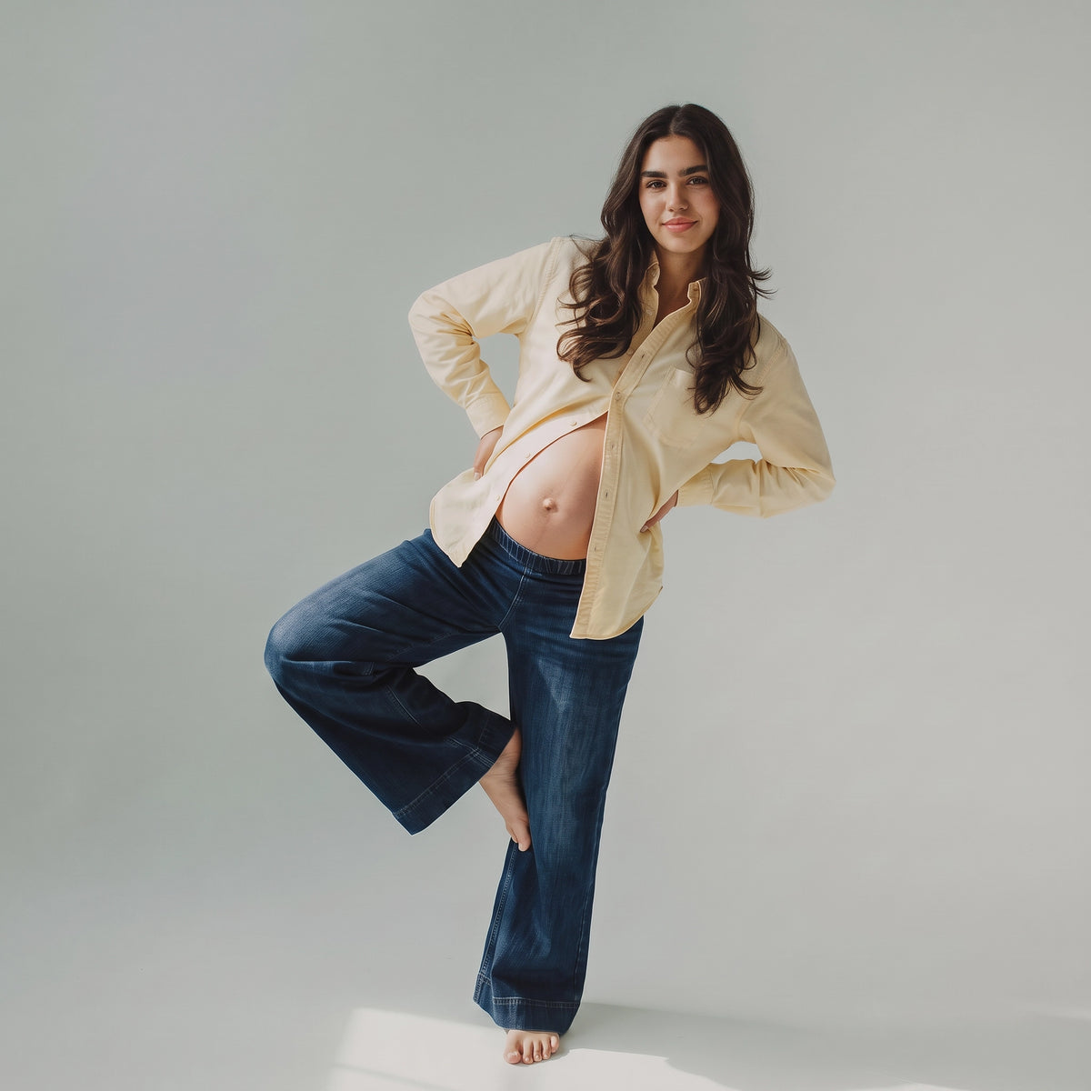 Flared Maternity Jeans