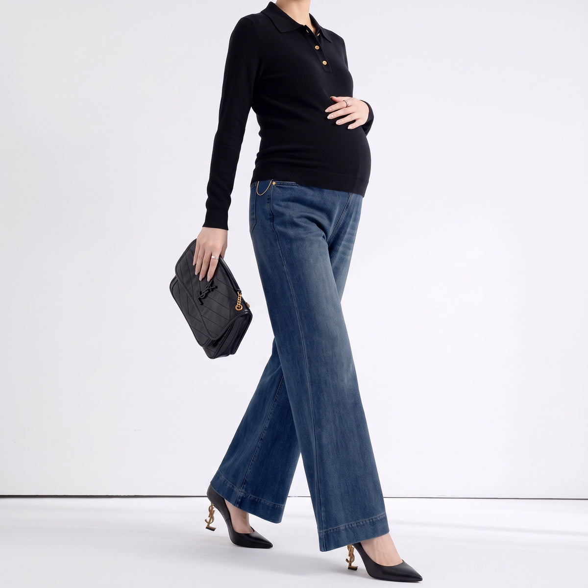 Flared Maternity Jeans