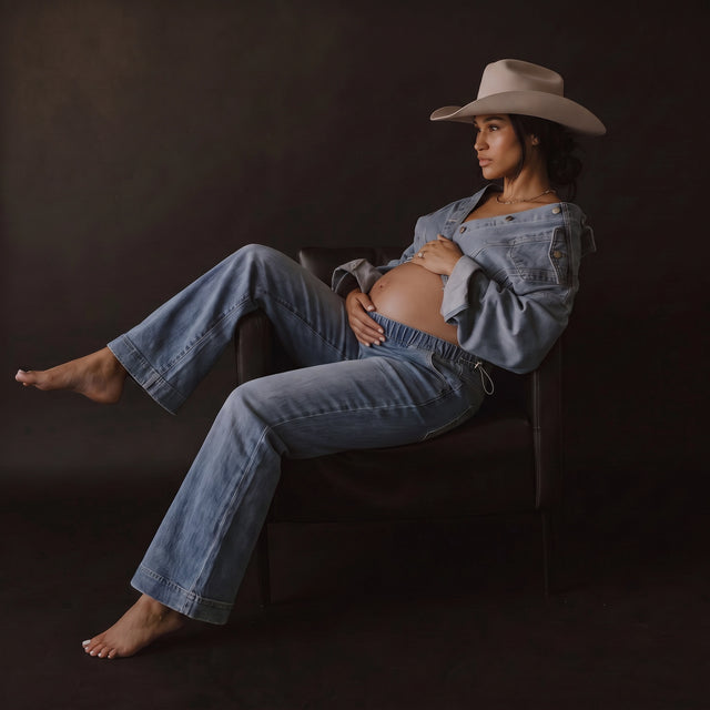 Flared Maternity Jeans