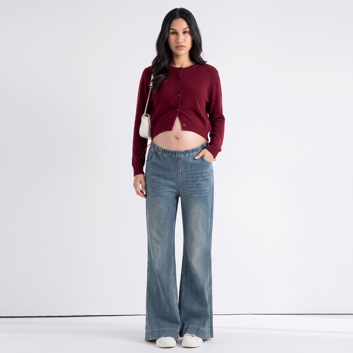 Flared Maternity Jeans