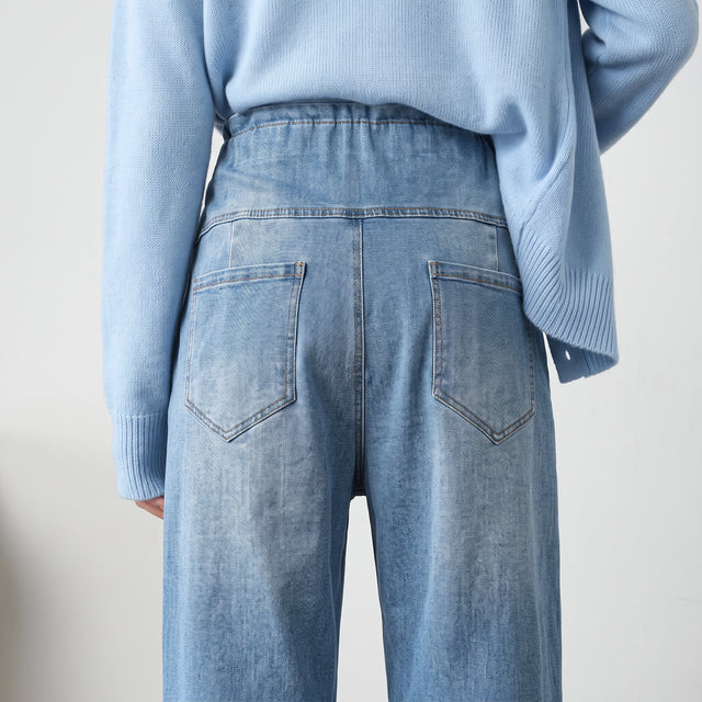 Over-Bump Wide-Leg Maternity Jeans