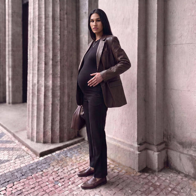 Straight-Leg Maternity Trousers