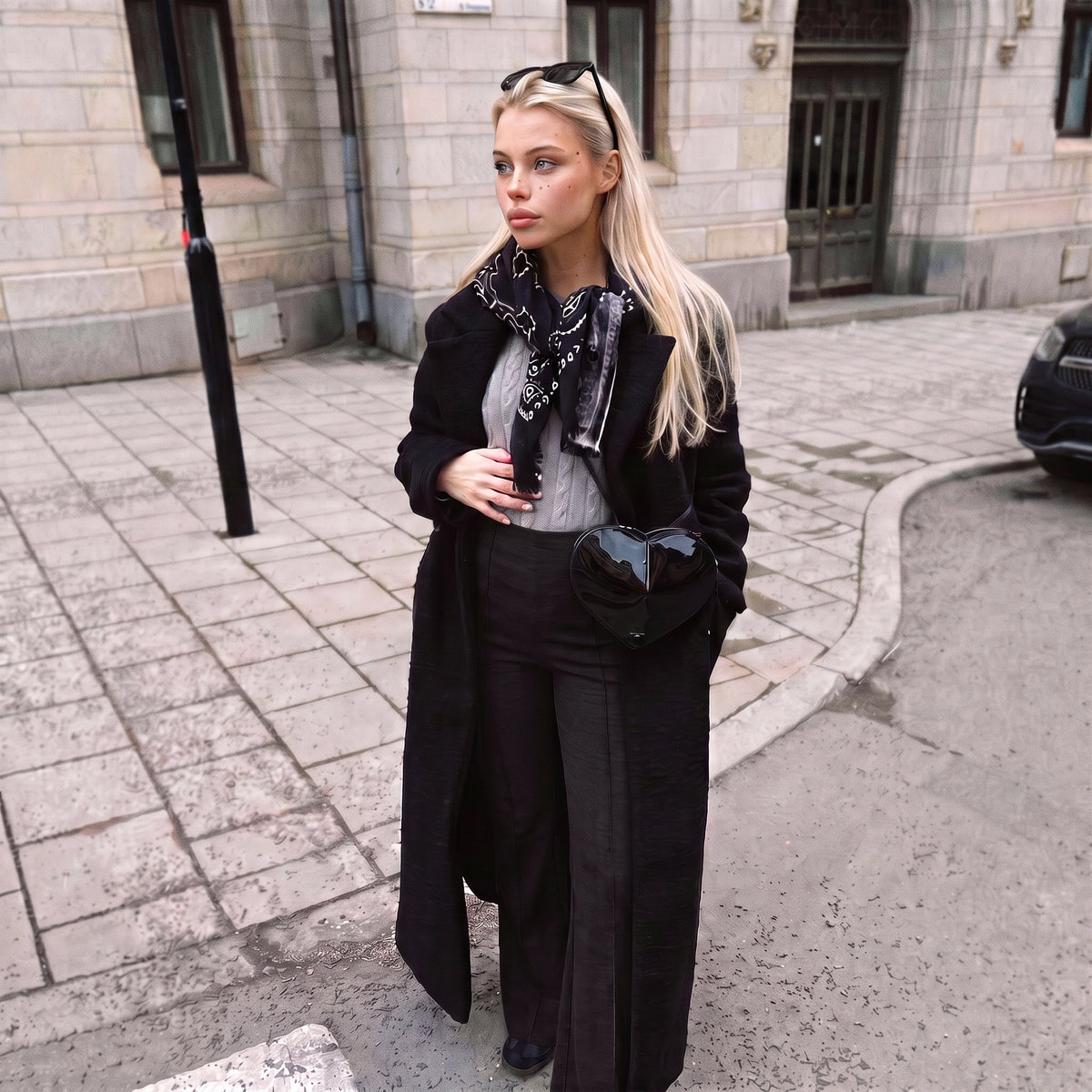 Tailored Flare Maternity Trousers