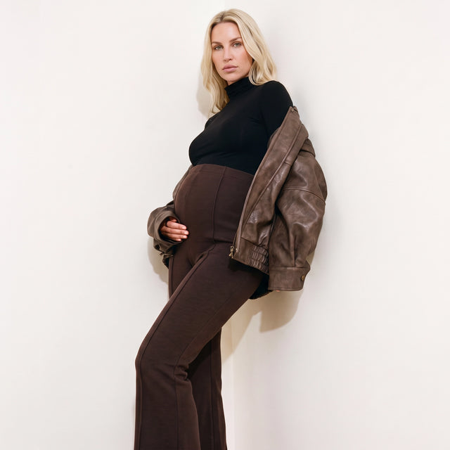 Tailored Flare Maternity Trousers