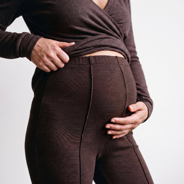 Tailored Flare Maternity Trousers