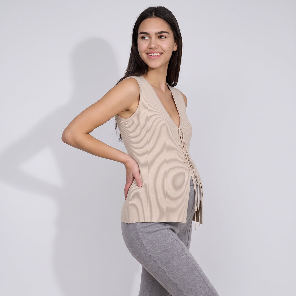 Tailored Flare Maternity Trousers