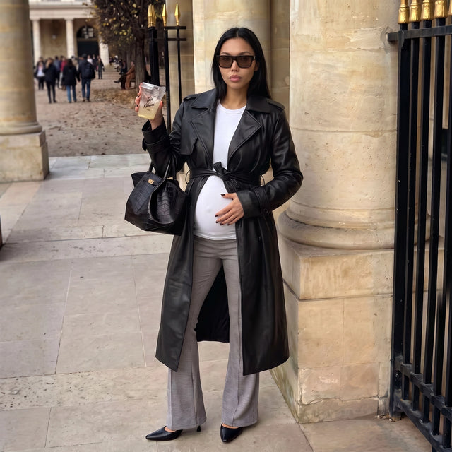 Tailored Flare Maternity Trousers