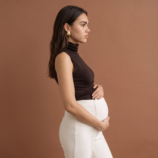 Tailored Flare Maternity Trousers