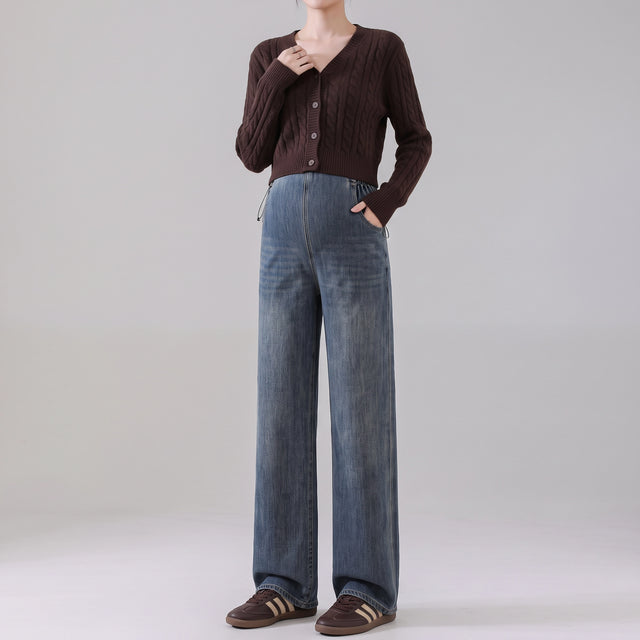 Vintage Wide-Leg Maternity Jeans
