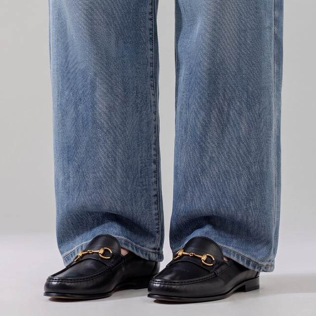 Vintage Wide-Leg Maternity Jeans