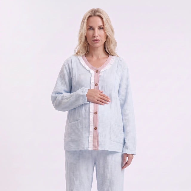Cotton Gauze Pyjama Set
