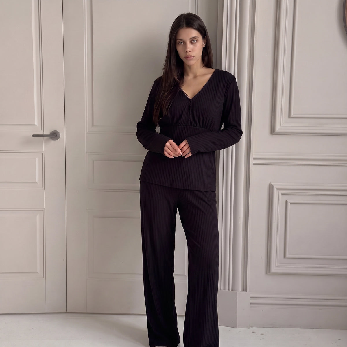 Cross-Front Nursing Pyjama Set