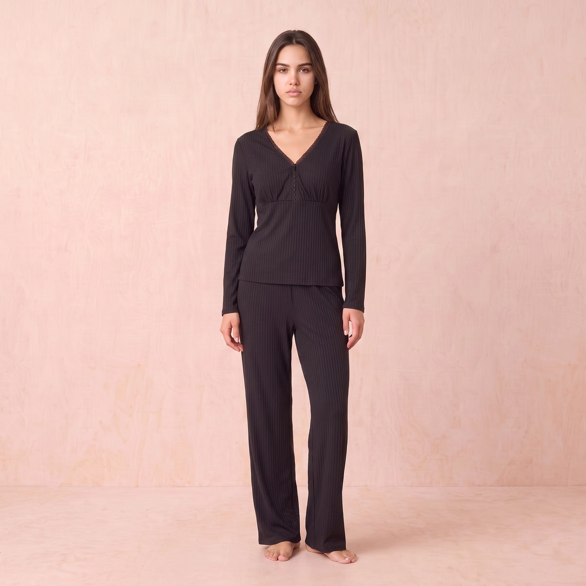 Cross-Front Nursing Pyjama Set