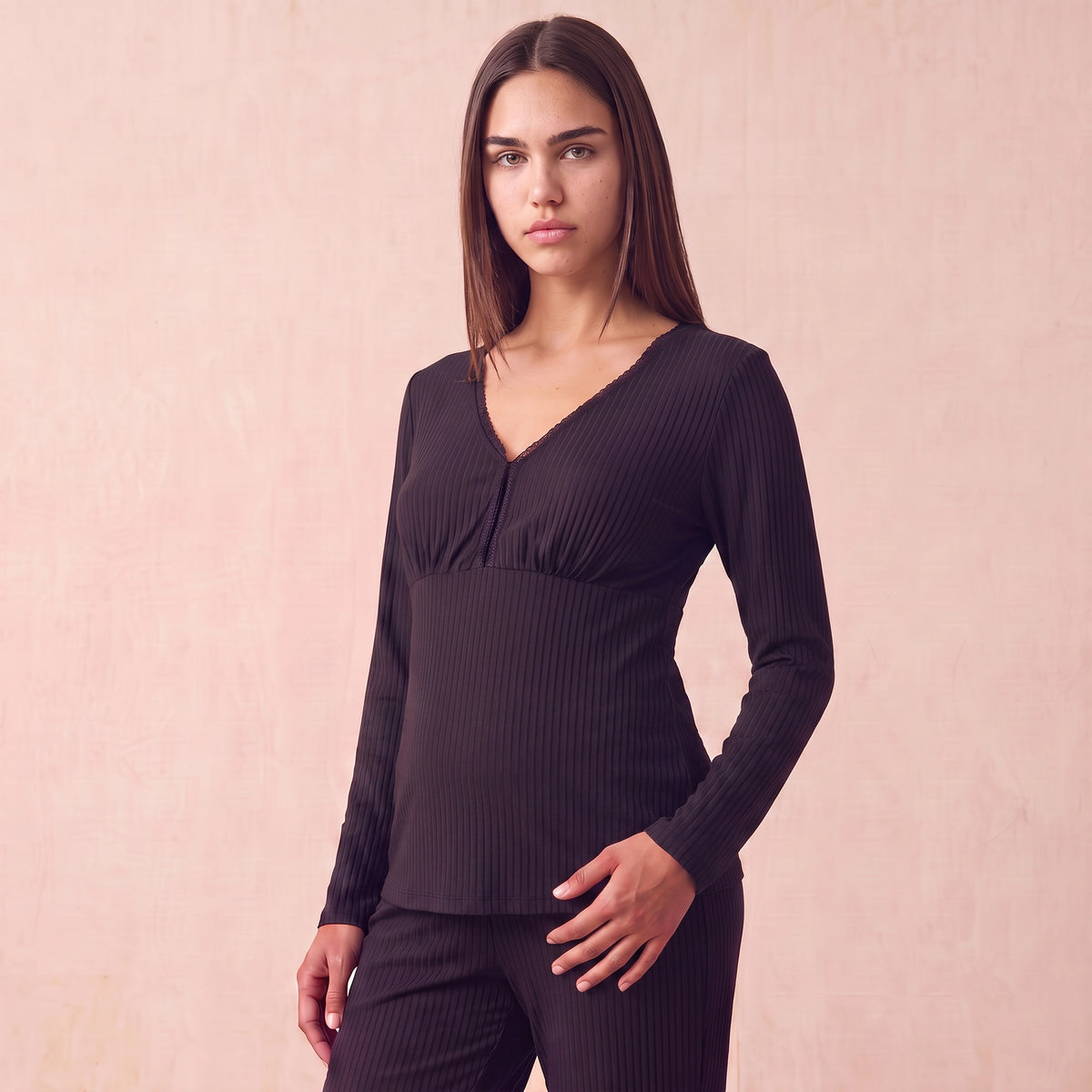 Cross-Front Nursing Pyjama Set