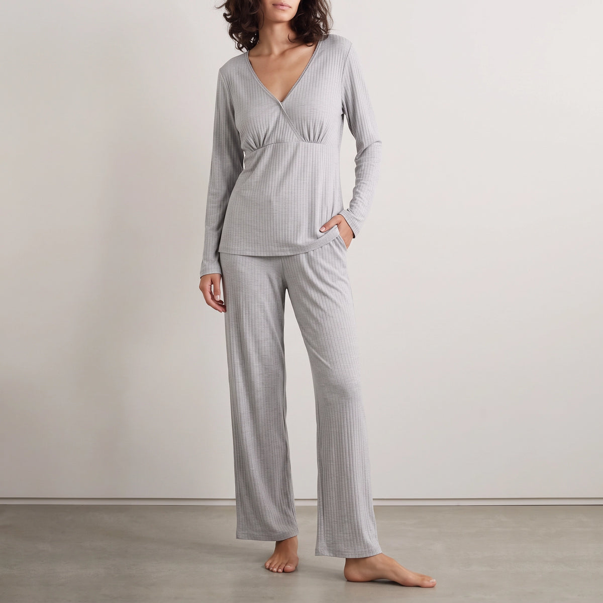 Cross-Front Nursing Pyjama Set