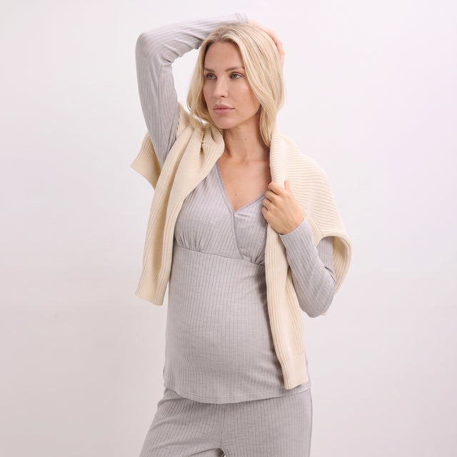 Cross-Front Nursing Pyjama Set