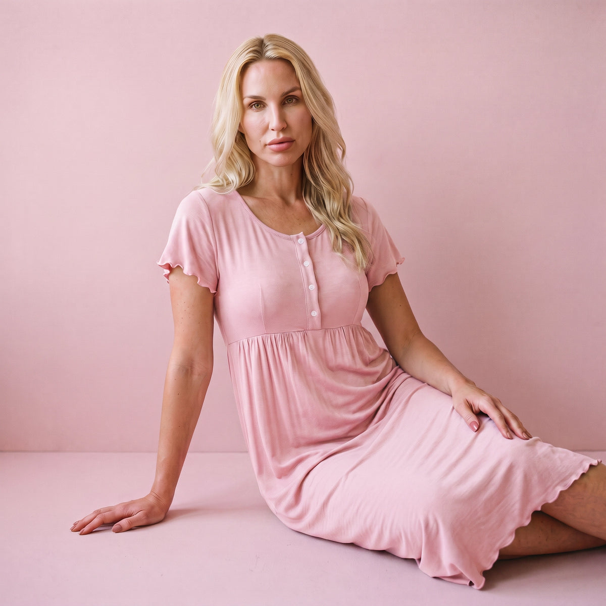 Long Nursing Nightdress